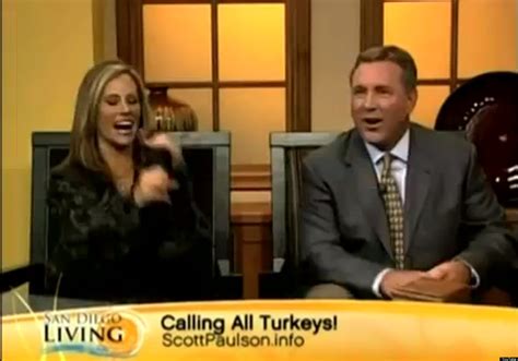 funny turkey call video|news anchor turkey call blooper.